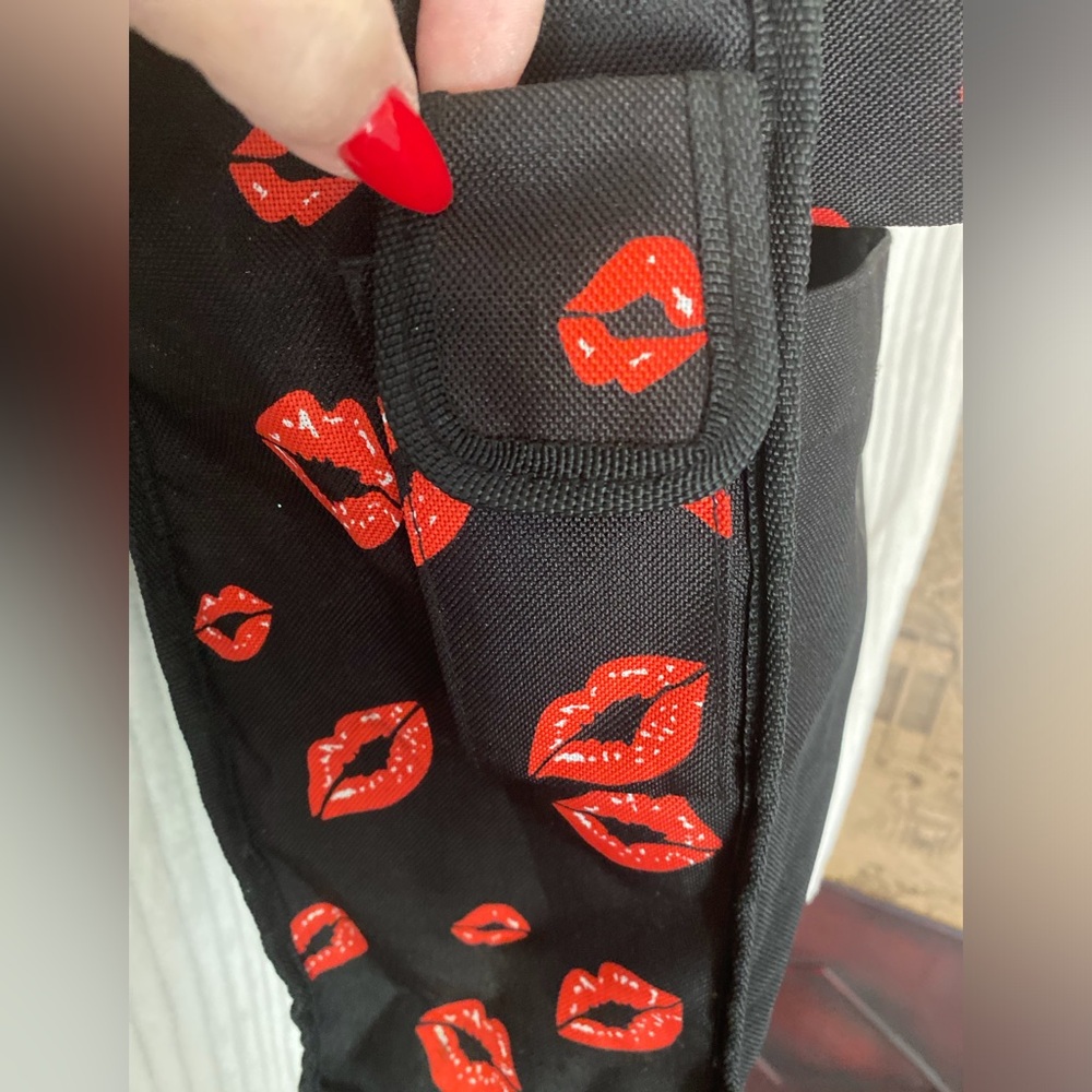 Betty Boop Black Shoulder / Tote Bag with Designs - Picture 13 of 14